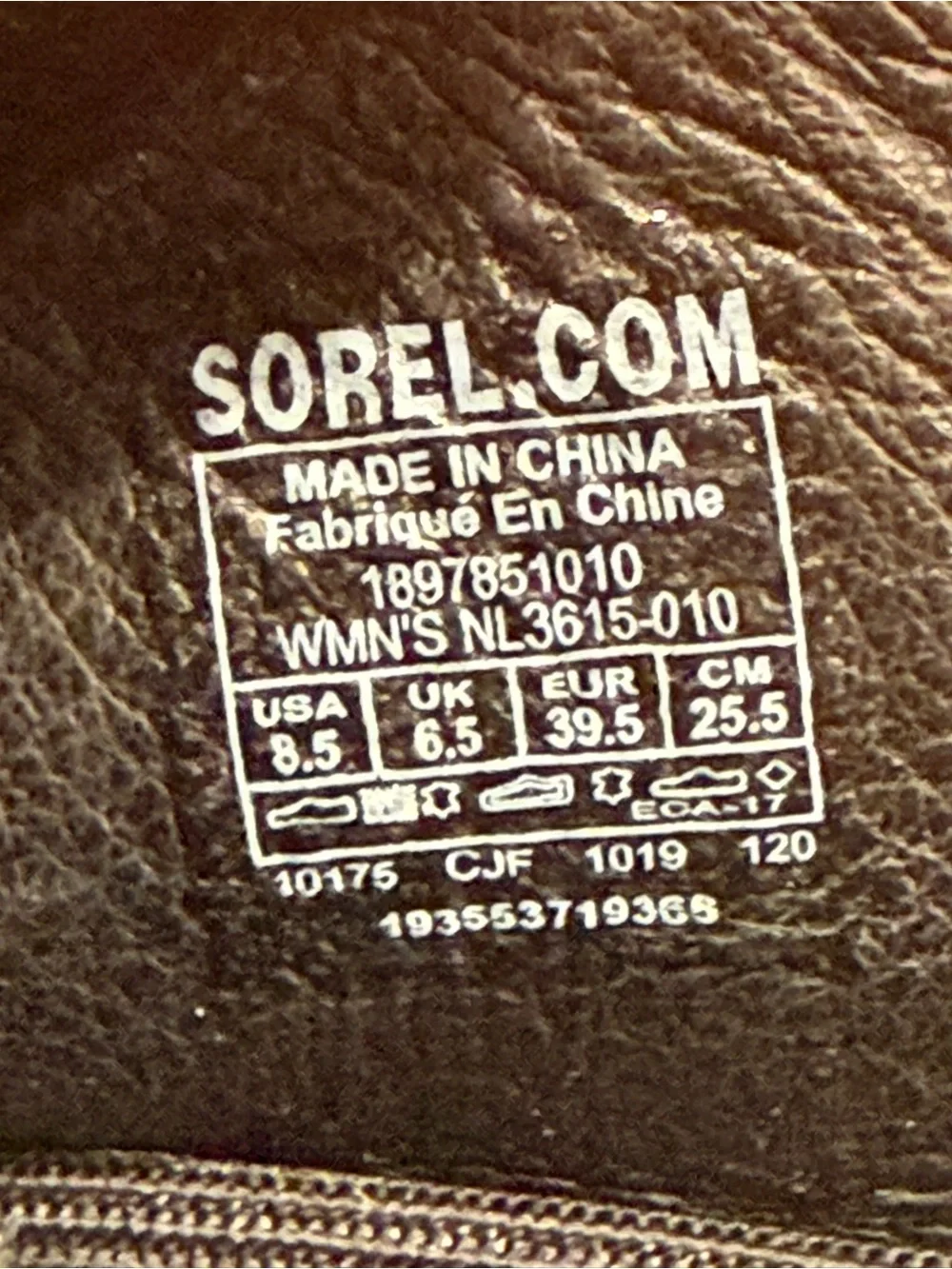 Women's sorel joanie Black Leather Wedge Sandal 8.5